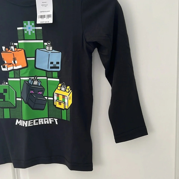MINECRAFT Carters long sleeve shirt NWT - Picture 4 of 5